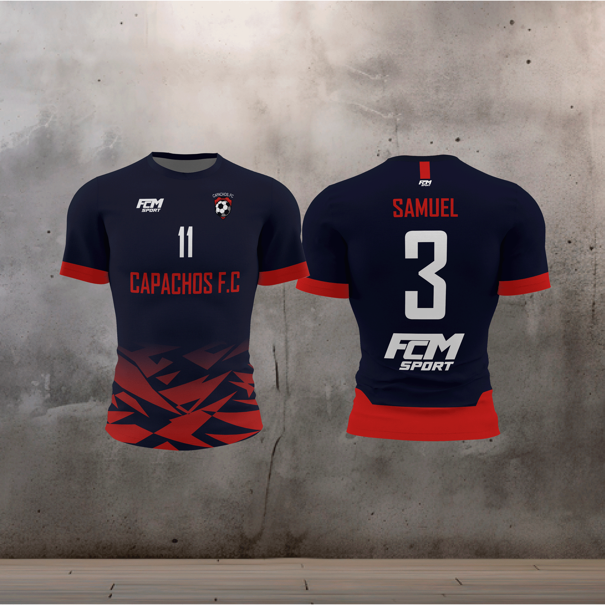 Camiseta Deportiva para futbol Personalizada