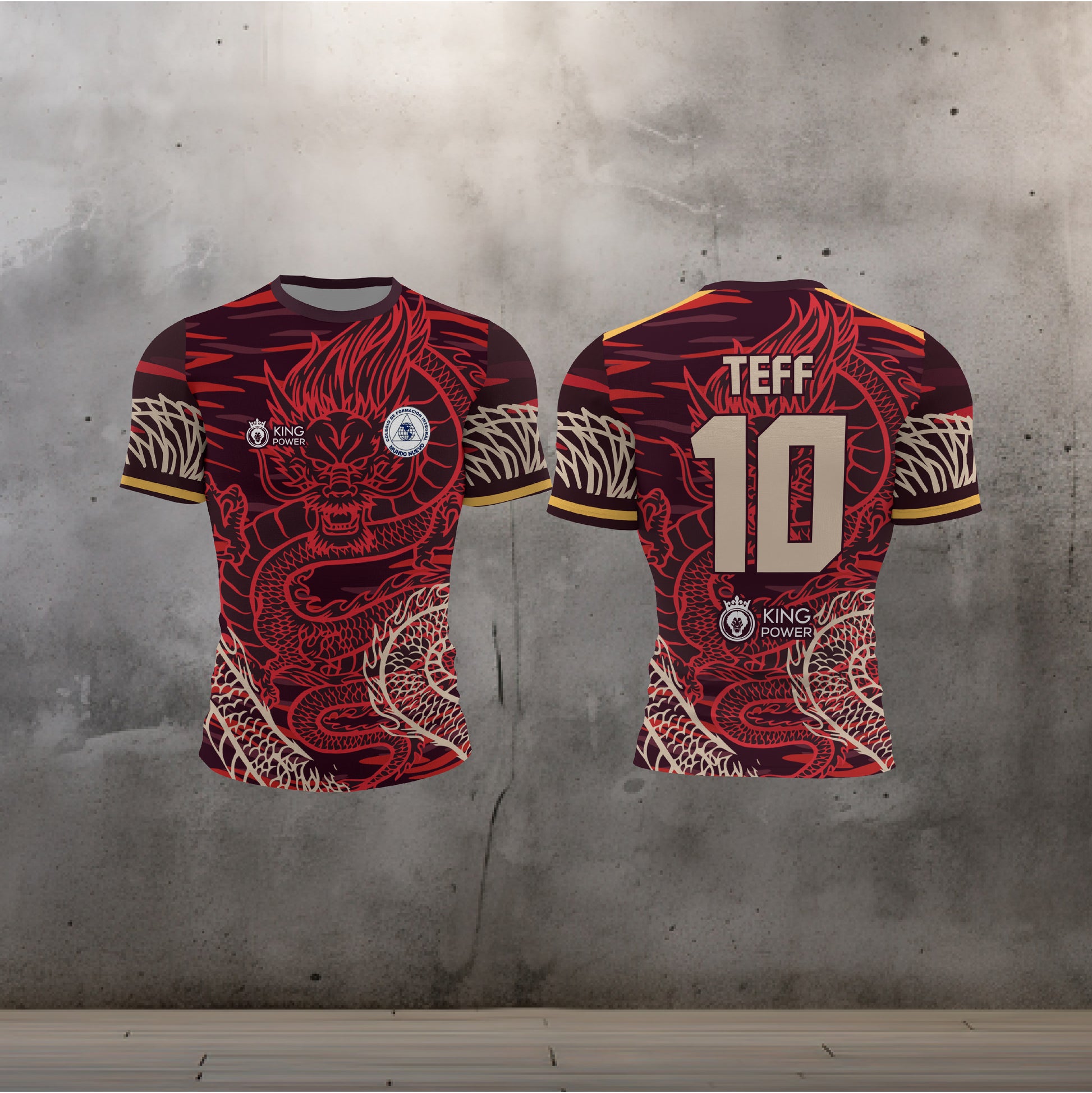 Camiseta Deportiva para futbol Personalizada